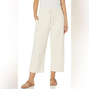 Vince Wide-Leg Cropped Sweatpant 100% Cotton Size Small